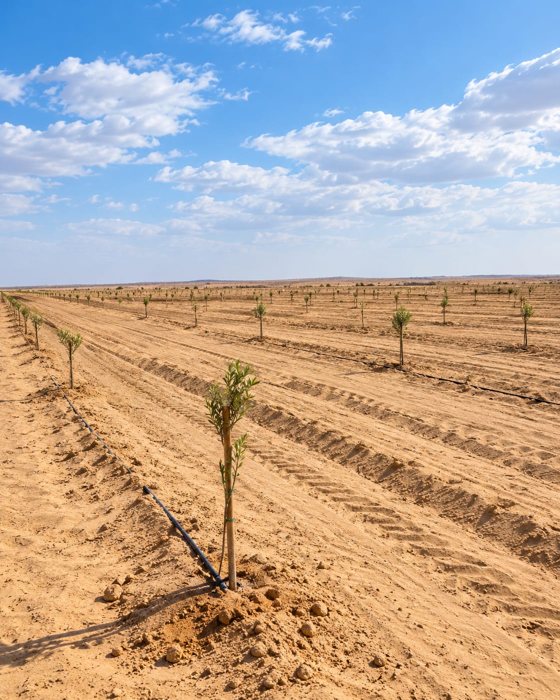 التربة الرملية في المغرة.. كيف نحسّن قدرتها على الاحتفاظ بالمياه والعناصر الغذائية؟
